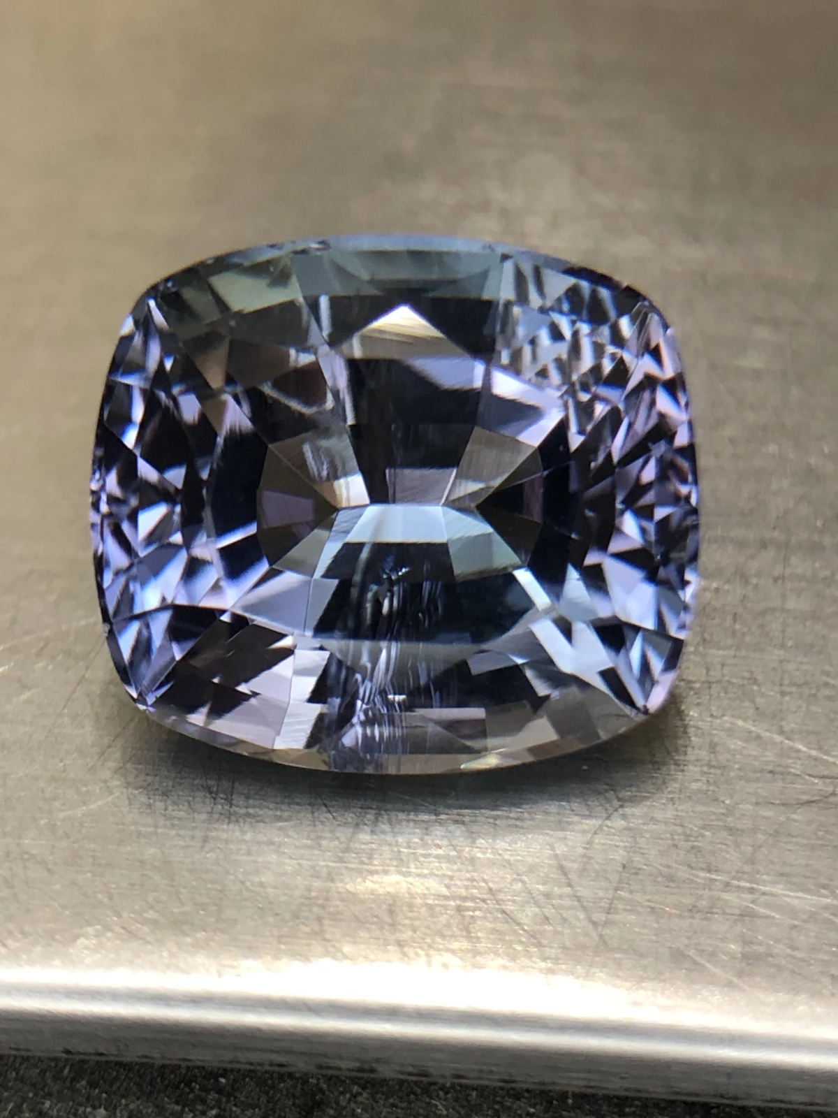 Natural Tanzanite Unheated in Cushion Cut — view 6